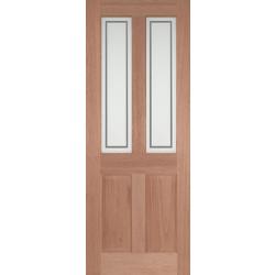 Malton Etched External Hardwood Door